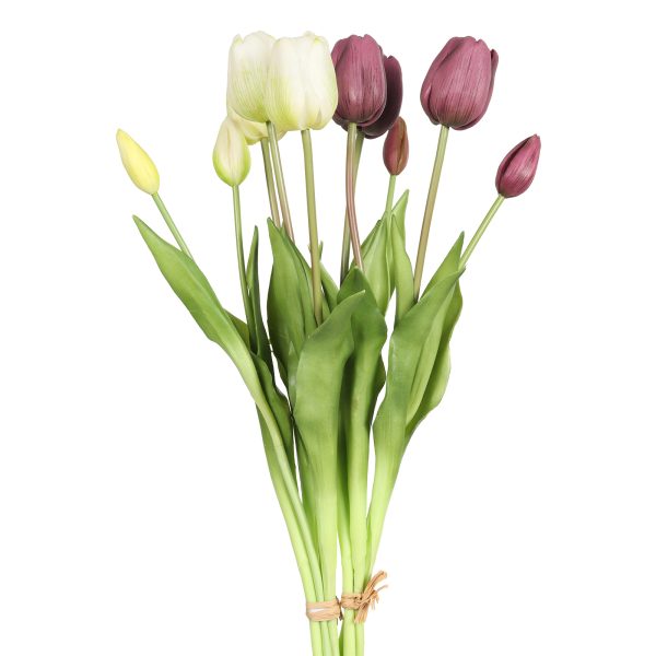 soft rubber fake artificial tulip bouquet