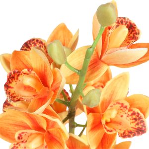 realistic artificial flower steam Cymbidium Orchid