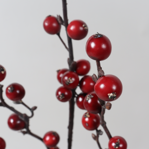 35 Inch Artificial Ilex Verticillata Branch - Wine Red